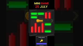 Hamster kombat mini game today |  Hamster kombat mini game key | 25 July hamster kombat new key