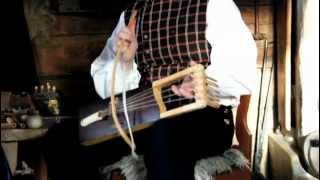 Traditional Swedish Folk music at Skansen (stråkharpa)