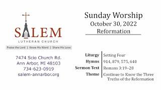 Reformation Worship Salem Lutheran Church