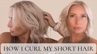 HOW I CURL MY THIN FINE SHORT HAIR | HOW I CURL MY SHORT BOB