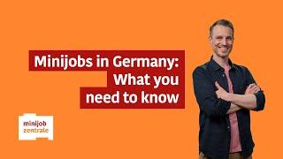 Earnings, rights, benefits, taxation and more: minijobs in Germany