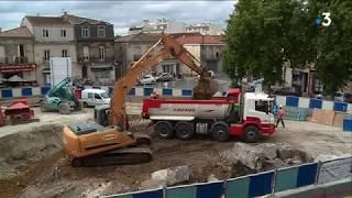 Bordeaux:  travaux de la place Nansouty