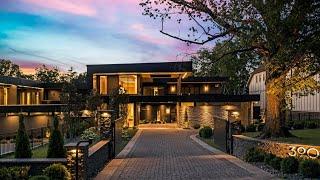 Inside a Massive $5.5M Ultra Modern Nashville Home | Nashville Neighborhoods Home Tour