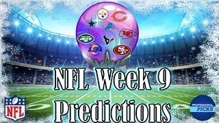 NFL Week 9 Predictions | Week 9 NFL Picks and Bets 2024