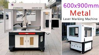 starma cnc laser 6090 fiber laser marking machine 50w 80w 100w 600x900mm