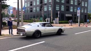 Nissan Skyline 2000 GT-R KPGC110　ケンメリ　スカイライン　GT-R　加速サウンド　シルバー