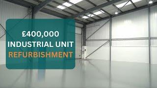 £400,000 #Industrial Unit #Refurbishment Completed by WSW on Behalf of JLL