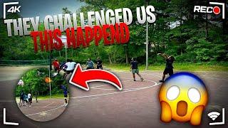 THEY CHALLENGED US TO A 3V3 BASKETBALL GAME AND THIS HAPPENED