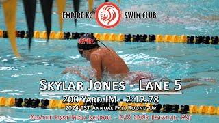 Skylar Jones - c/o 2025 - 200 Yard IM - Empire KC Swim Club