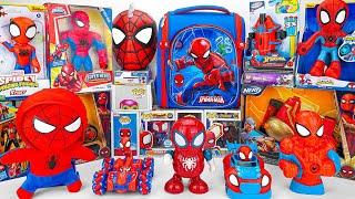 Marvel's Spider-Man series Unboxing, Spider-Man action dolls, glowing Spider-Man electric toy gun #1