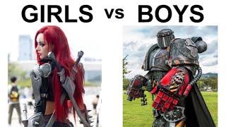 BOYS VS GIRLS MEMES GAMING | 1 HOUR