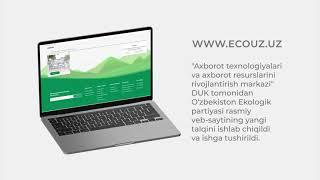 #portfolio Oʼzbekiston Ekologik partiyasi  rasmiy veb-sayti