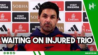 UNSURE ON SAKA, TIMBER, CALAFIORI | Mikel Arteta issues Arsenal injury update