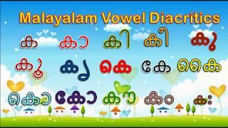 Malayalam ALPHABET Vowel Diacritics – Ka (ക) with Audio | Malayalam Alphabets and Vowel Diatrics