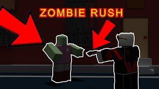 roblox zombie rush but memes are rushing me