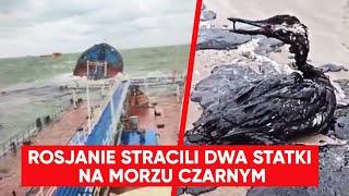 Rosjanie stracili dwa statki na Morzu Czarnym. Były na nich ładunki dla armii Putina