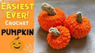 CROCHET PUMPKIN EASIEST EVER PLUSHIES