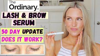 THE ORDINARY MULTI-PEPTIDE LASH & BROW SERUM | 50 DAY UPDATE WITH BEFORE & AFTER'S