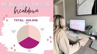 My Investment Portfolio Breakdown as a 24 year old with a $100k net worth!