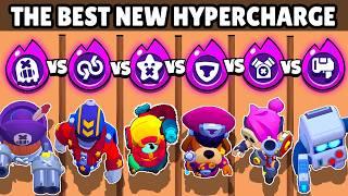 WHAT IS THE MOST POWERFUL NEW HYPERCHARGE? | Brawl Stars