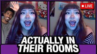 Omegle Trolling... But I'm ACTUALLY IN THEIR ROOMS (LIVE)