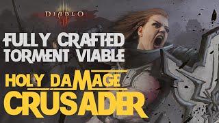 Diablo 3 RoS - Holy Damage - CRAFTED CRUSADER - [Starter T3 Crusader]