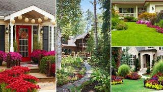 34+ Creative beautiful Home Front Landscape Design Ideas | DIY Gardening