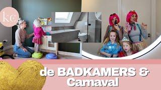 de BADKAMERS in HUIS &  momlife en CARNAVAL! | Kellycaresse Momlife & Mindset VLOG