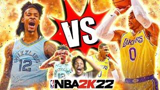 JA IS TAKING OVER!! JA MORANT VS RUSSELL WESTBROOK!! NBA 2K22 NEXT GEN