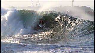 JOB surfing HUGE waves at the Wedge