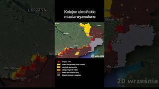 Tak się zmieniała sytuacja na froncie na przestrzeni ostatnich dwóch miesięcy #mapa #ukraina #wojna