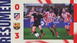 HIGHLIGHTS | Atlético de Madrid Femenino 0-3 FC Barcelona | Liga F 24/25 - Jornada 9