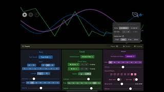 DroneLab soundscape synth for iPad/iPhone updated to v1.3 - adds sound randomization, visual enhance