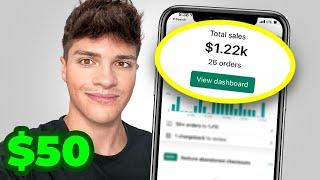 I Tried TikTok Dropshipping with ONLY $50