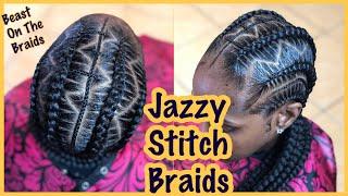 #71. ZIG ZAG STITCH BRAIDS FEEDIN BRAIDS