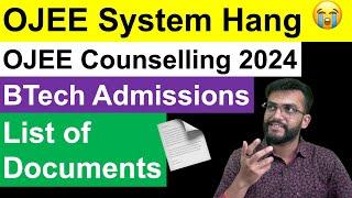 OJEE Counselling 2024 Latest Update | BTech Admissions in Odisha Engineering Colleges | OJEE BTech