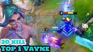 Wild Rift Vayne - Top 1 Vayne Gameplay Rank  challnger