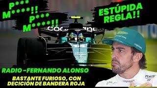 Radio Subtitulado - Fernando Alonso: Bastante Furioso, con decición de Bandera Roja . F1 radio