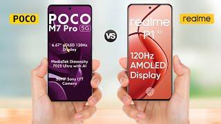 Poco M7 Pro 5g vs Realme P1 5g || Full Comparison