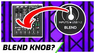 What Does The Blend Knob Do? | Mackie Audio Mixer