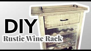 Rustic Wine Rack Build