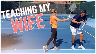 Teaching my Wife How to Serve