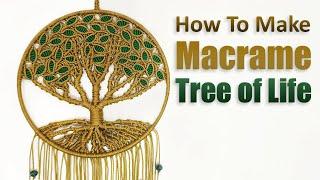 DIY Tutorial l How to Make Macrame Tree of Life