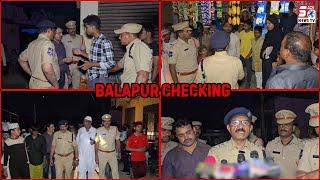 Visible Policing Ke Tahet Rowdy Sheeters Par Karwayi in Wadi E Saleheen, Shaheen Nagar, Balapur PS |