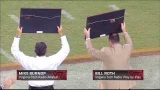 Bill Roth and Mike Burnop Honored at VT's Lane Stadium