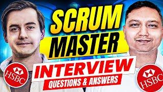 [HSBC] scrum master interview questions and answers ⭐ scrum master interview questions