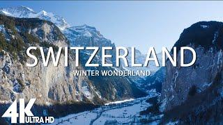 Schweiz Winter (4K UHD) - entspannende Musik zusammen mit schönen Naturvideos - 4K -Video