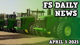 FS DAILY NEWS! John Deere 9R 2021, FSClub First Mod, Plus Testing List | Farming Simulator 19