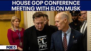 House GOP conference meeting with Elon Musk to discuss DOGE cuts