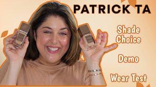 NEW! Patrick Ta Major Skin Hydra Luxe Luminous Skin Perfecting Foundation!